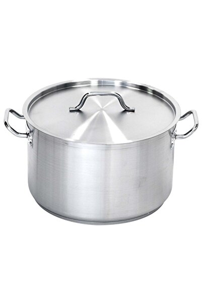 OEM Oală medie din oțel inoxidabil satinat cu capac 57.3 L, Ø450mm, h360mm, S...