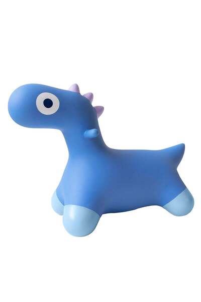 Quut Hoppi Dino, dinozaur gonflabil albastru de sărituri