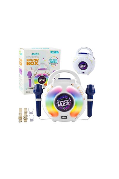 LEAN Set muzical interactiv cu microfoane, Bluetooth, efecte sonore și lumino...