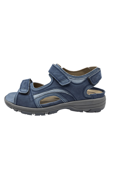 Adrada Γυναικεία Δερμάτινα Σανδάλια - 361002 HERKY DENVER Ντένιμ Σκι