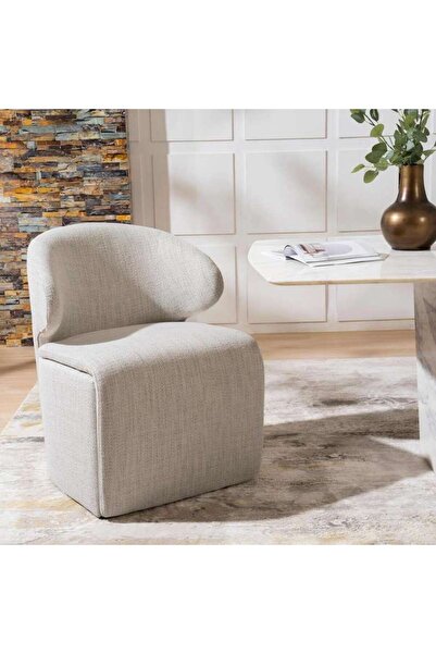 PAN HOME HEMPER DINING CHAIR - BEIGE