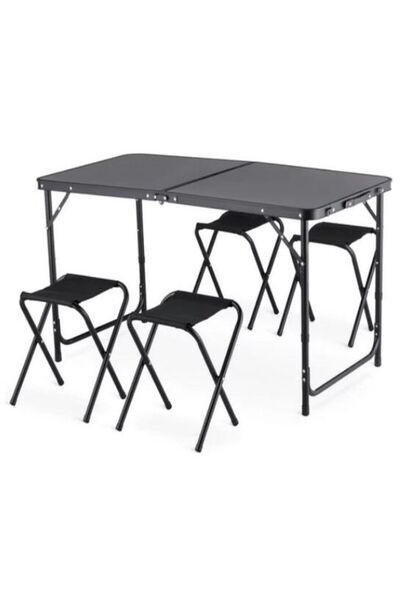 MalTec Set masă pliabilă de camping cu 4 scaune CAMP 120 SET, 114012