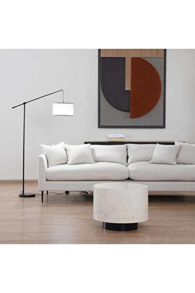 PAN HOME Hudson Arc E27 Floor Lamp Dia 32x145cm - Black