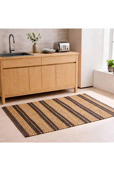 PAN HOME Senica Handwoven Jute Dhurrie 60x90cm - Natural
