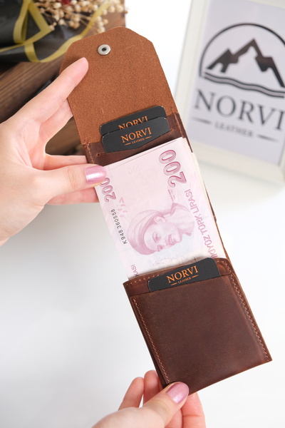 Norvi Leather Viral Genuine Leather Wallet with Plenty of Card Holders and Mo...