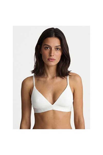 Guess Sutien fără sârmă pentru femei O6GC05KE831 Crem