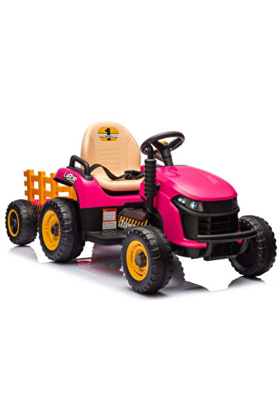 LEAN Tractor electric cu baterie BBH-030, roz, 19780