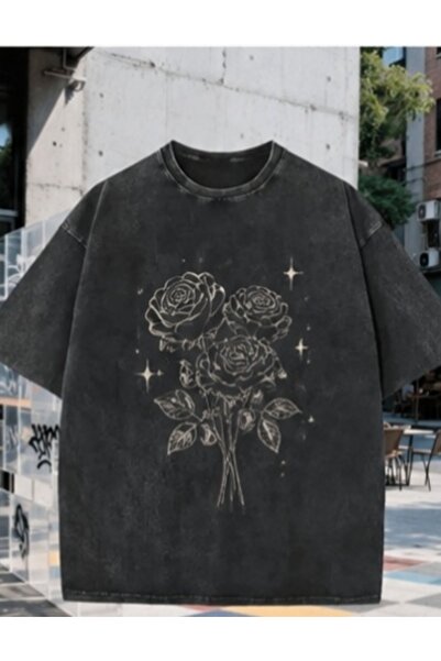 bellanova Elanco Unisex Colorful Oversize Printed T-Shirt Streetwear Comforta...