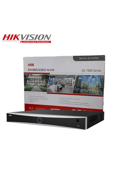 Hikvision مجموعة كاميرات مراقبة هيكفيجن عالية الجودة مجموعة نظام امان 4 قنوات – رؤية ليلية – مقاومة للماء – تطبيق لاجهزة اي او اي واندرويد