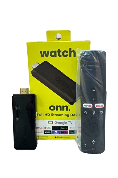 TEKNOLOJİCİM Onn Google TV Full HD Smart Streaming Stick Medya Oynatıcı Dolby...