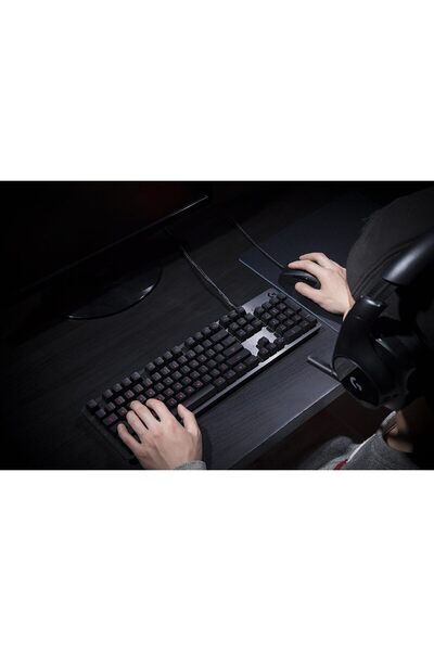 Logi Logitech G413 Mechanical Gaming Keyboard, Backlit Keys, Romer-G Tactile ...