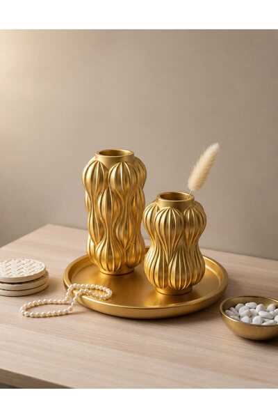 VARKAL Set of 2 Nordic Style Ballon Pinterest Decorative Vases and Presentati...