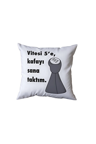 Beramussa I Put Your Head on Gear 5 Written Pillow, Fun Gift