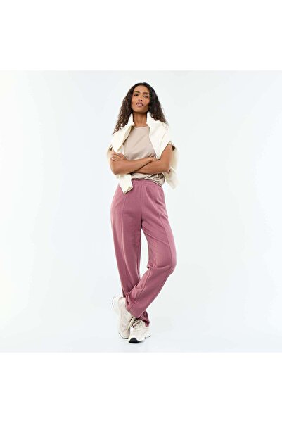 KIABI Heavy knit joggers PINK