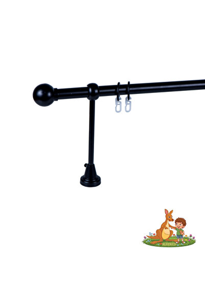 KLEIDECO Galerie simpla perdea AUSTRALIA, Metal, Diametru 19 mm, Capete SIDNE...