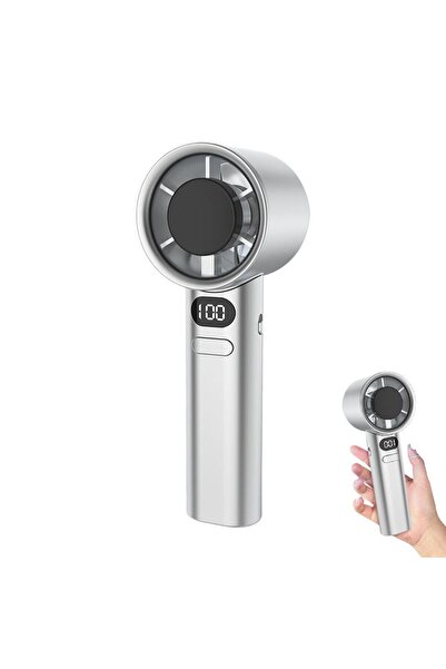 Choice3 White Portable Handheld Fan with 120 Wind Speeds USB Rechargeable Bla...