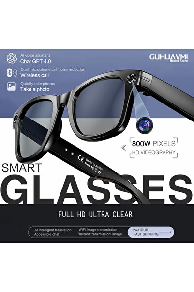 Choice Change color New 8 Million Pixels Camera Smart Glasses Recording Video...