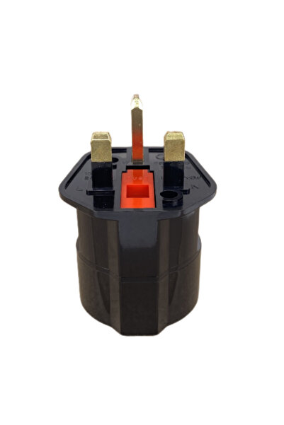 Choice Black Universal Copper UK Plug Adapter European To British Singapore M...