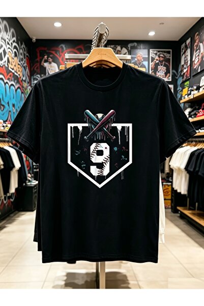 212Wear تي شيرت بطبعة بيسبول دريب هوم بليت للرجال هدية عيد ميلاد له قطعة واحدة