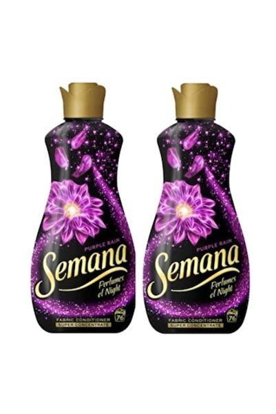 Semana Set de 2 x Balsam de rufe Purple Rain, 1,65 l, 152 spălări