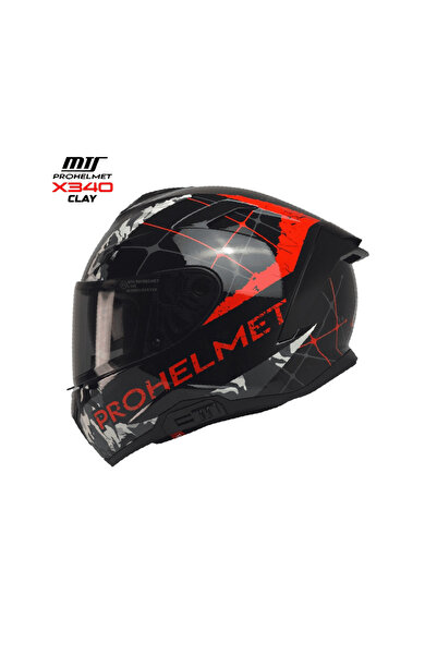 MTS X340 Full Face Kask - Clay - MotoDede