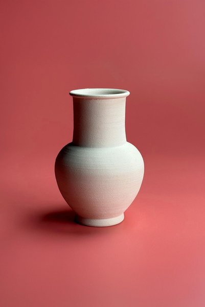 Ceramingo Ata Vazo Ham Seramik Bisküvi 1 Adet