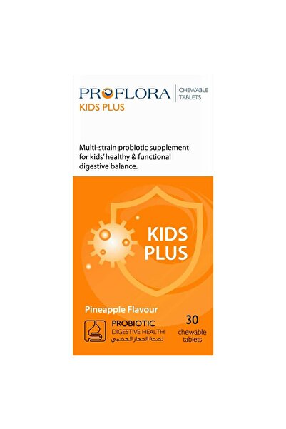 Proflora KIDS PLUS CHEWABLE PINEAPPLE FLAVOUR 30'S