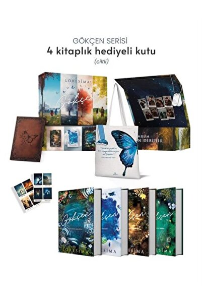 Ephesus Yayınları Gökçen 4 - Hediyeli Kutulu Set - 4 Kitap Takım