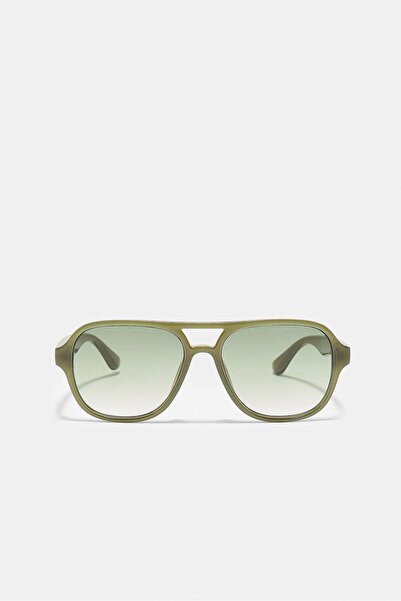 Stradivarius نظارات شمسية ذات جسر مزدوج
