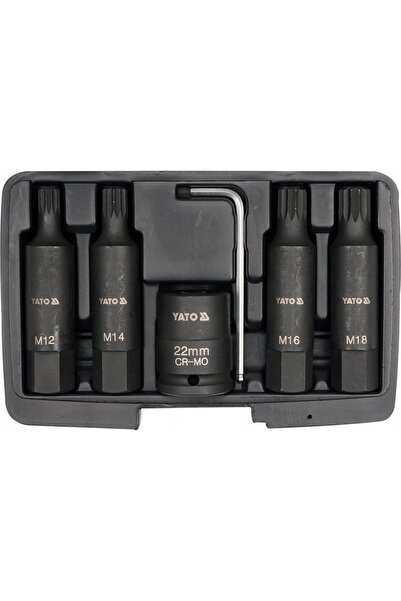 VOREL by YATO YATO YT-1157 Set de biți de impact spline 3/4''