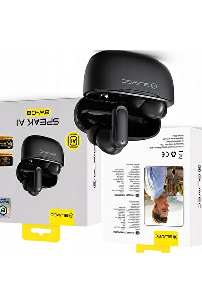 Blavec Căști TWS BW-08 traducător AI negre în timp real pentru Realme C75