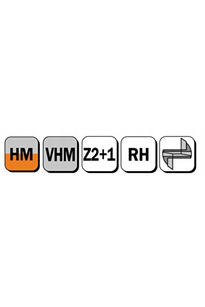 CMT Freză de tăiat lemn din carbură de 12mm, D=20 I=35 L90 177.200.11