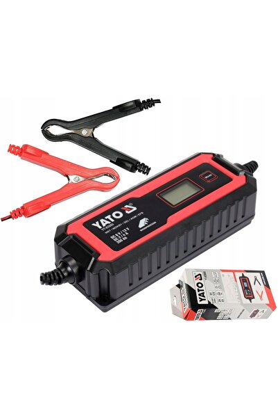 VOREL by YATO Încărcător electronic LCD YATO pentru baterii WET AGM GEL 6V/2A...