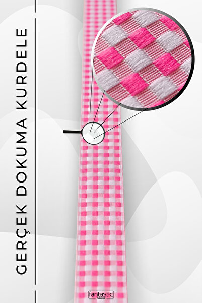 FANTASTIC Pötikare Plaid Gingham Woven Ribbon 20mm 10 Meters
