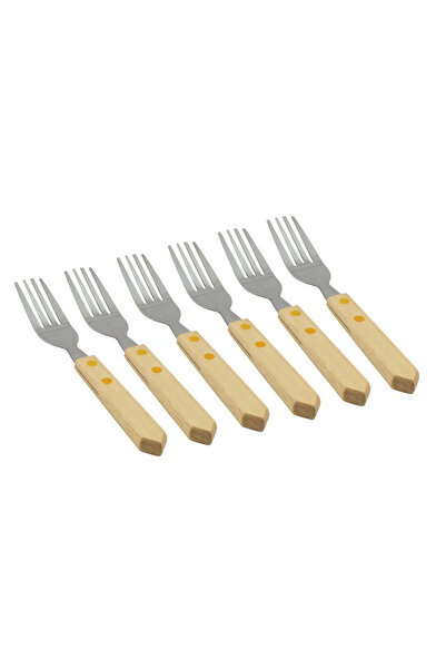 Perfect Home Set furculiță din lemn 6 piese