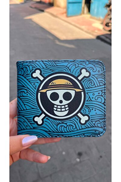 Köstebek Blue Anime One Piece Men's Wallet