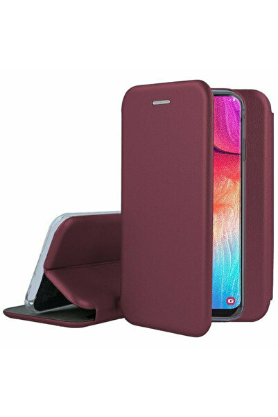 Techwave Καμπυλωτή θήκη βιβλίο για Samsung Galaxy A35 5G μπορντό