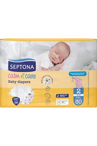 Septona Calm n' Care Πάνες με Αυτοκόλλητο Κλείσιμο Νο. 2 για 3-6 κιλά 30 τεμάχια