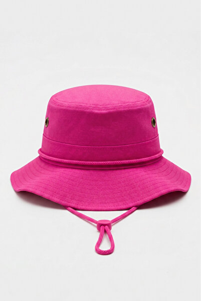 Mollycrush Premium Outdoor Camping Fishing Hat |   Pink Unisex Adjustable Dra...