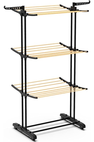 Smart Kitchen Fonote Wood-Look Portable Clothes Rack, Metal, 70 X 37 X 102 cm