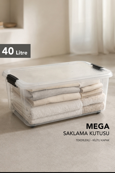 Meleni Home Cutie decorativă de depozitare - Organizator cu capac de blocare ...