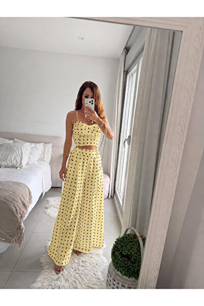 Andress Boutique Set Polka Glam, Galben