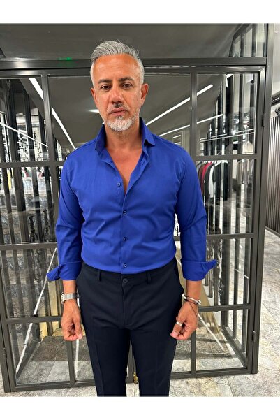 Fc Plus İTALYAN YAKA LİKRALI SATEN GÖMLEK