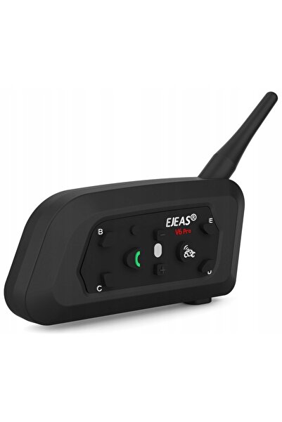 EJEAS Interfon motocicletă V6 Pro+ pentru 6 persoane FM, Bluetooth, IP67 Qual...
