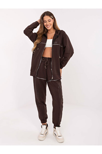 Relevance Women's Suit, RELEVANCE, Cotton, Long Sleeve, Dark Brown, model RV-...