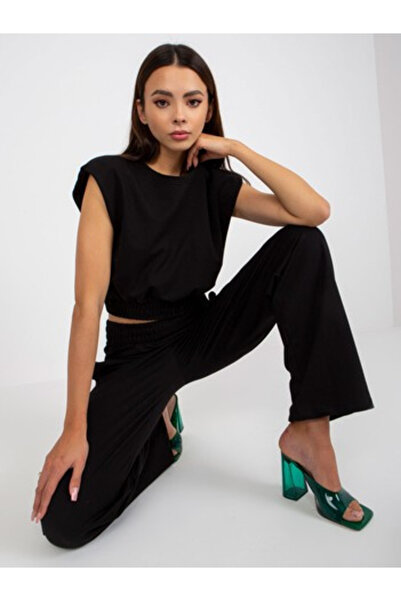 rue parıs Compleu Dama Fara maneci, Larga, RUE PARIS, Negru Casual Model WN-K...