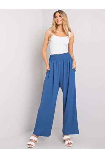 rue parıs Women's Pants, RUE PARIS, Polyester, Dark Blue, model RO-SP-8012.91P