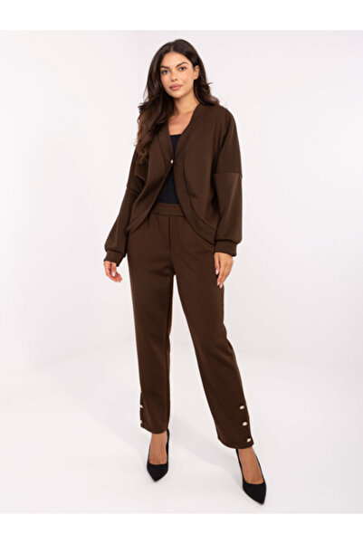 rue parıs Compleu Dama Maneca lunga, Dreapta, RUE PARIS, Maro inchis Casual M...
