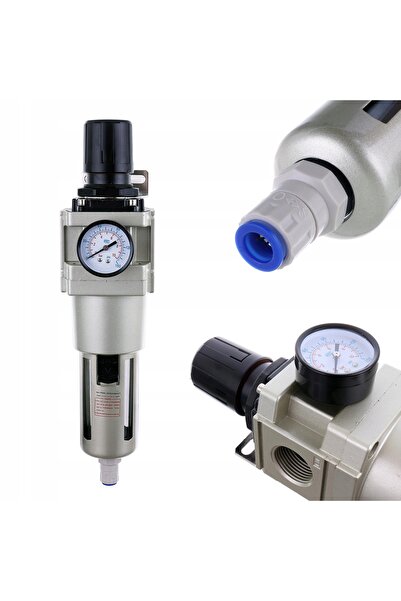 TC Technic Filtru de deshidratare și reductor de presiune pentru aer 1 inch 2...
