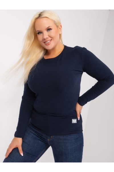 Relevance Bluza Dama, RELEVANCE, Bumbac, Maneca lunga, Bleumarin, model RV-BZ...